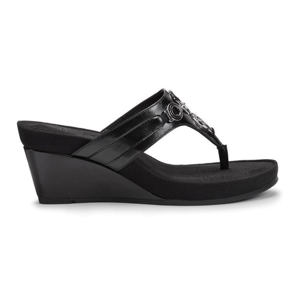 Aerosoles Black Flashlight Mules - Picture 2 of 5